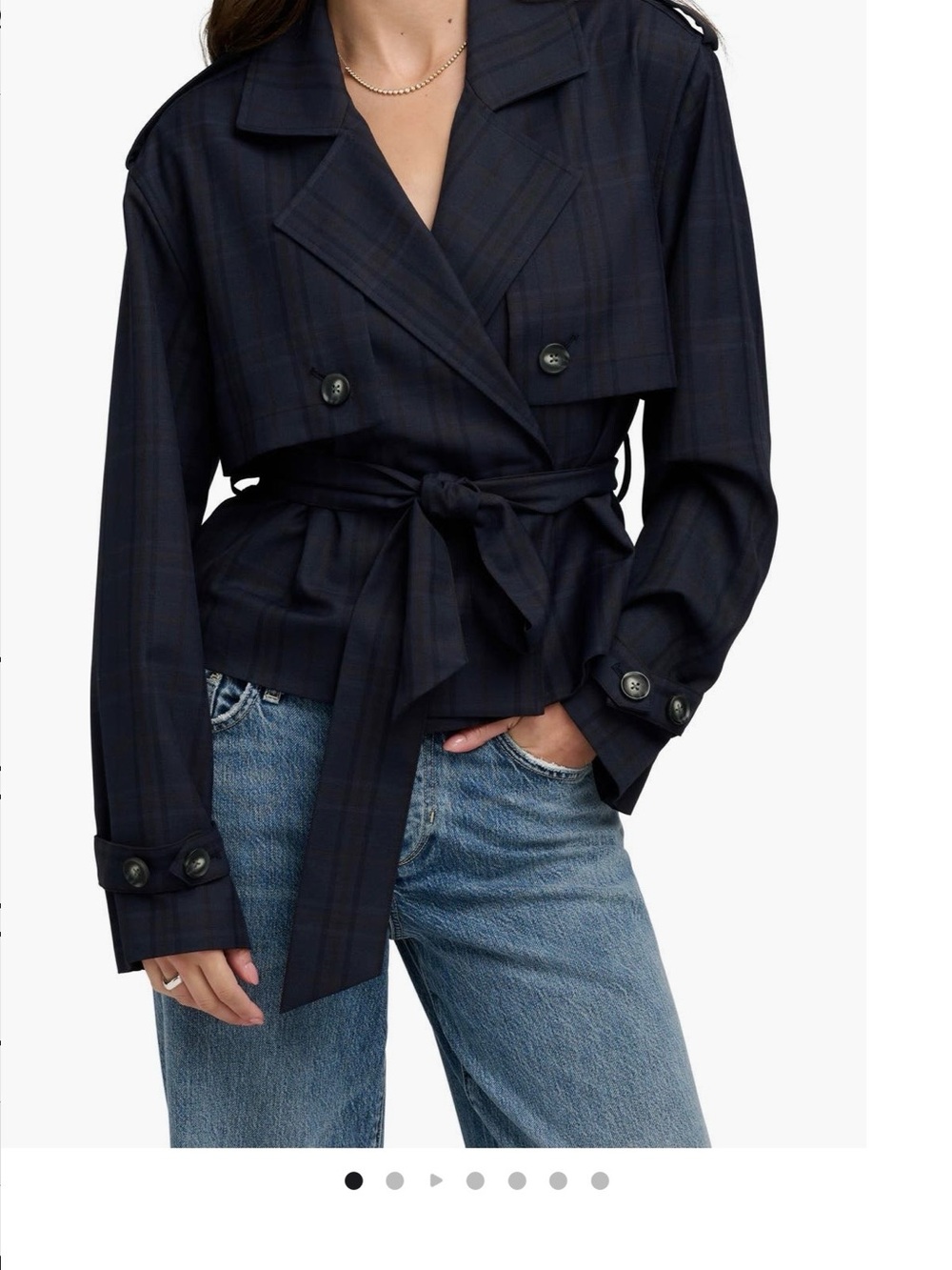 Favorite Daughter The Charles Cropped Trench